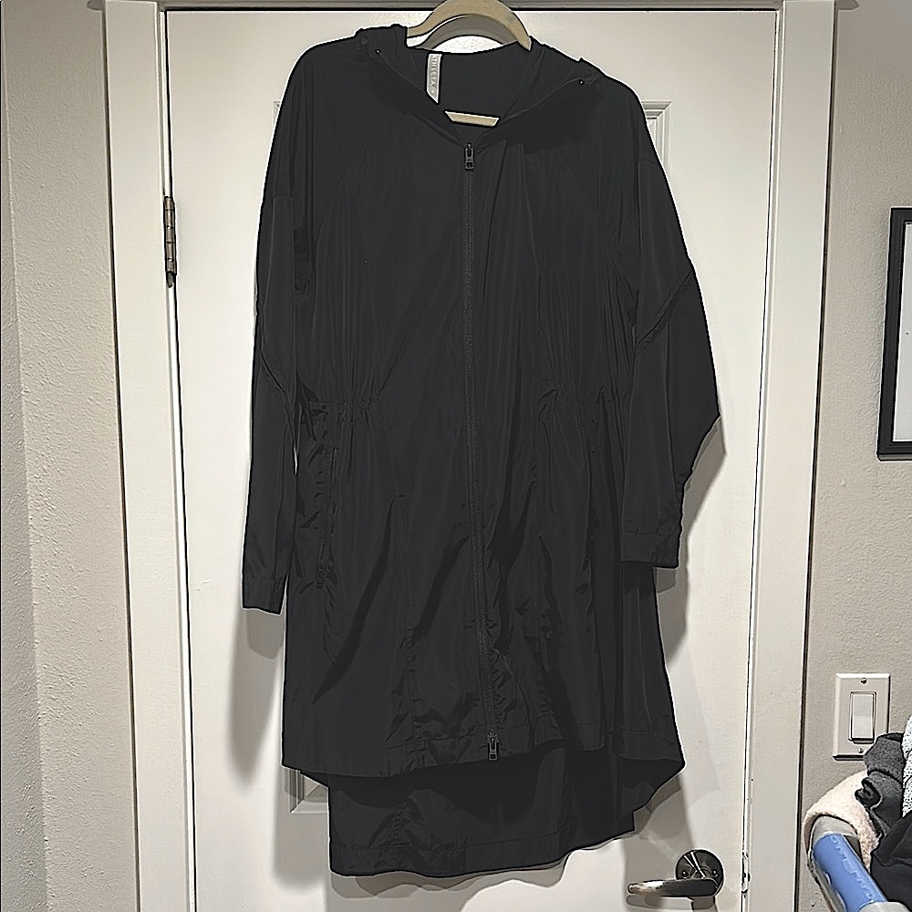 Athleta Black Trench Coat